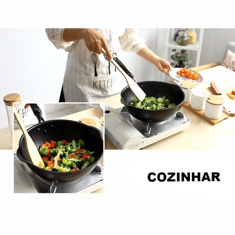 WOKKY™ - Sartén Multifuncional Antiadherente de Piedra Natural