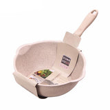 WOKKY™ - Sartén Multifuncional Antiadherente de Piedra Natural