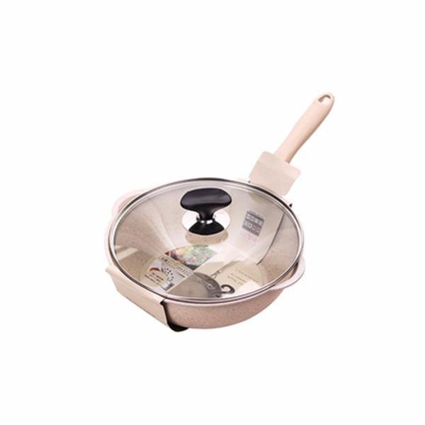 WOKKY™ - Sartén Multifuncional Antiadherente de Piedra Natural